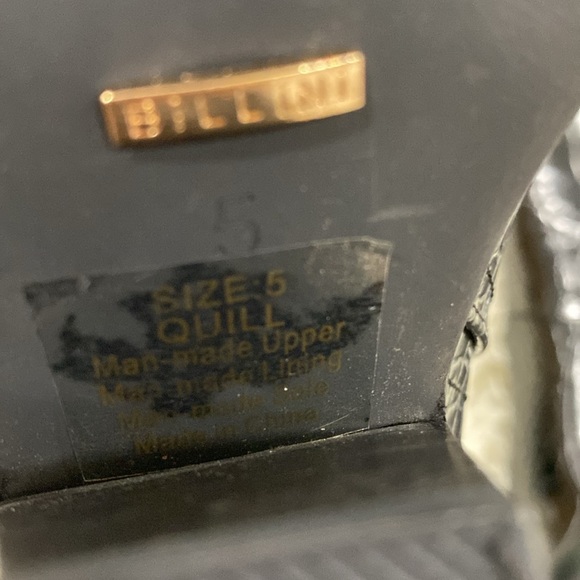 BILLINI Quill Croc Cowboy Boot black - Picture 3 of 6